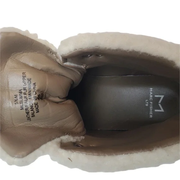 Marc FisherWomen's Summa Active Lace up Sneakers Suede Light Natural 5…